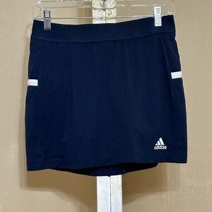 ADIDAS NAVY/WHITE TRIM TENNIS SKIRT SZ MEDIUM